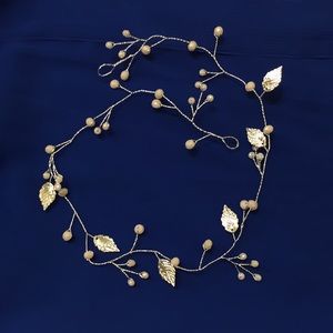 Boho bridal hair accessory